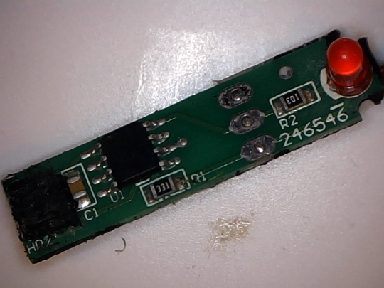Sensor PCB top side
